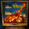 Big Flipper pinball cabinet - Backbox